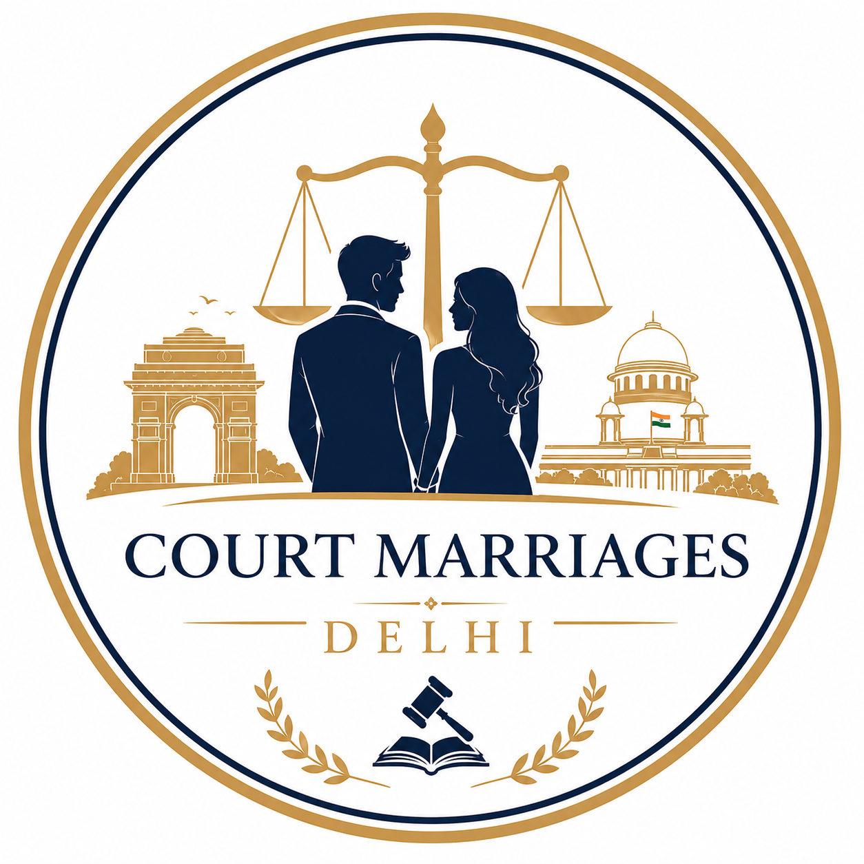 Court Marriages Delhi logo